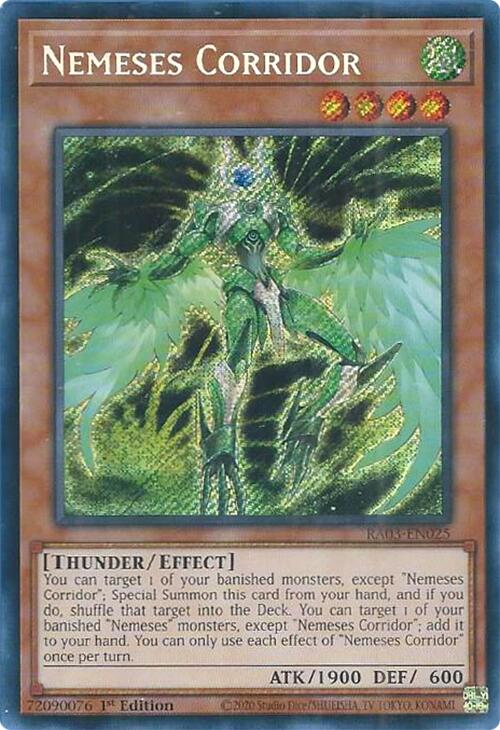 Nemeses Corridor (Secret Rare) [RA03-EN025] Secret Rare | Jomio and Rueliete's Cards and Comics