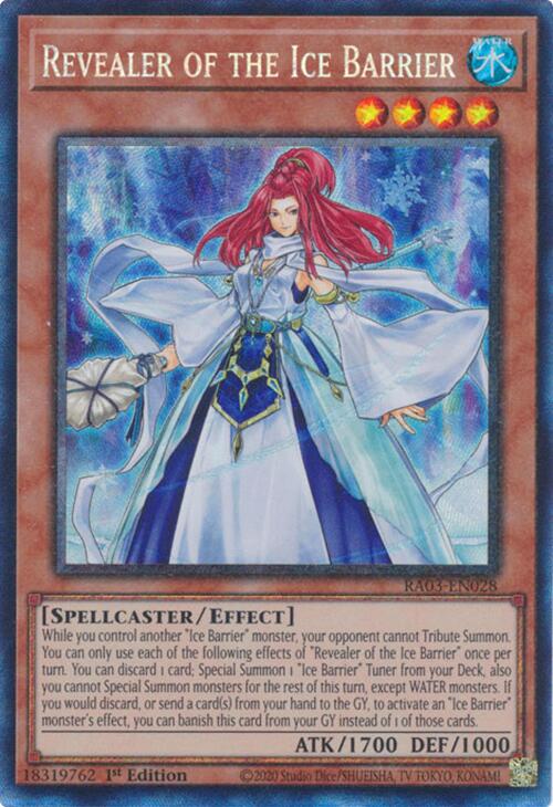 Revealer of the Ice Barrier (CR) [RA03-EN028] Prismatic Collector's Rare | Jomio and Rueliete's Cards and Comics