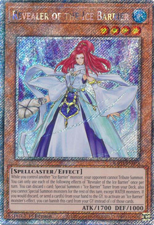 Revealer of the Ice Barrier (Platinum Secret Rare) [RA03-EN028] Platinum Secret Rare | Jomio and Rueliete's Cards and Comics