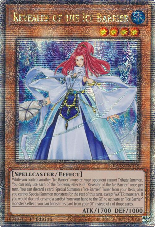 Revealer of the Ice Barrier (Quarter Century Secret Rare) [RA03-EN028] Quarter Century Secret Rare | Jomio and Rueliete's Cards and Comics