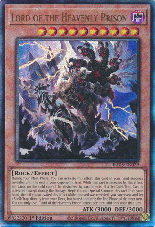 Lord of the Heavenly Prison (UTR) [RA03-EN029] Prismatic Ultimate Rare | Jomio and Rueliete's Cards and Comics