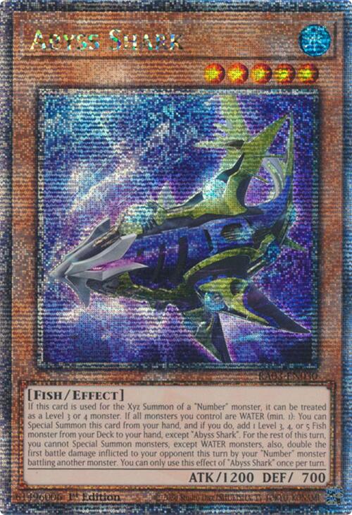 Abyss Shark (Quarter Century Secret Rare) [RA03-EN030] Quarter Century Secret Rare | Jomio and Rueliete's Cards and Comics