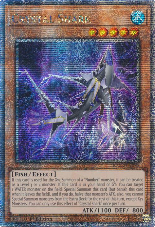 Crystal Shark (Quarter Century Secret Rare) [RA03-EN031] Quarter Century Secret Rare | Jomio and Rueliete's Cards and Comics