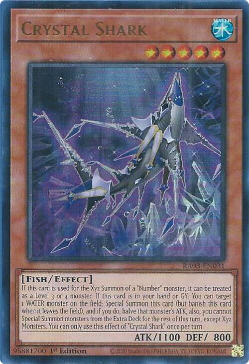 Crystal Shark (UR) [RA03-EN031] Ultra Rare | Jomio and Rueliete's Cards and Comics