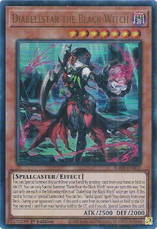 Diabellstar the Black Witch (UR) [RA03-EN032] Ultra Rare | Jomio and Rueliete's Cards and Comics
