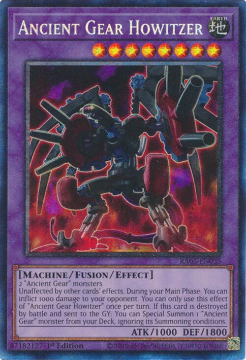 Ancient Gear Howitzer (CR) [RA03-EN035] Prismatic Collector's Rare | Jomio and Rueliete's Cards and Comics