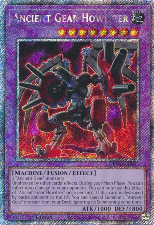 Ancient Gear Howitzer (Platinum Secret Rare) [RA03-EN035] Platinum Secret Rare | Jomio and Rueliete's Cards and Comics