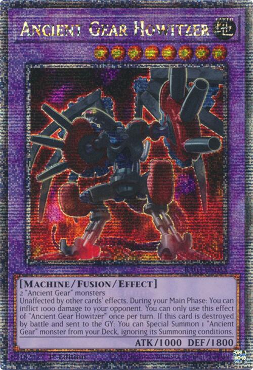 Ancient Gear Howitzer (Quarter Century Secret Rare) [RA03-EN035] Quarter Century Secret Rare | Jomio and Rueliete's Cards and Comics