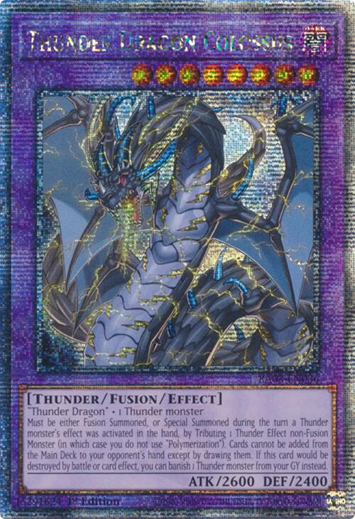 Thunder Dragon Colossus (Quarter Century Secret Rare) [RA03-EN036] Quarter Century Secret Rare | Jomio and Rueliete's Cards and Comics