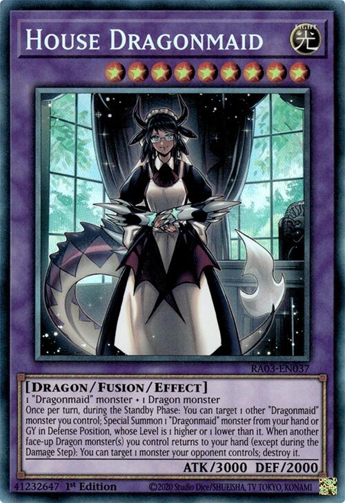 House Dragonmaid (CR) [RA03-EN037] Prismatic Collector's Rare | Jomio and Rueliete's Cards and Comics