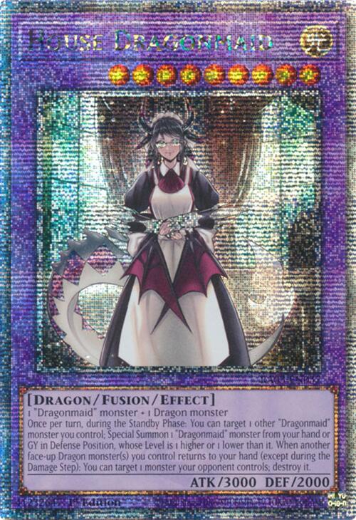 House Dragonmaid (Quarter Century Secret Rare) [RA03-EN037] Quarter Century Secret Rare | Jomio and Rueliete's Cards and Comics
