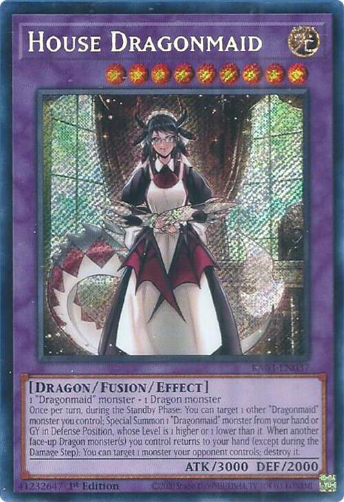House Dragonmaid (Secret Rare) [RA03-EN037] Secret Rare | Jomio and Rueliete's Cards and Comics