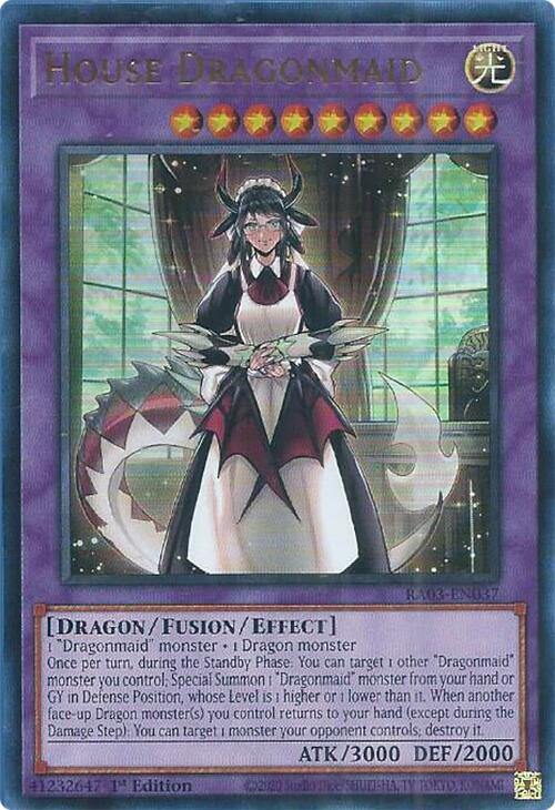 House Dragonmaid (UR) [RA03-EN037] Ultra Rare | Jomio and Rueliete's Cards and Comics