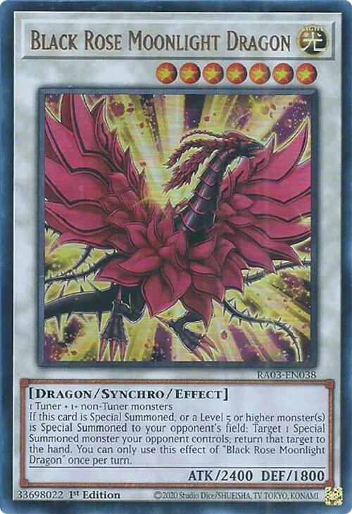Black Rose Moonlight Dragon (UR) [RA03-EN038] Ultra Rare | Jomio and Rueliete's Cards and Comics
