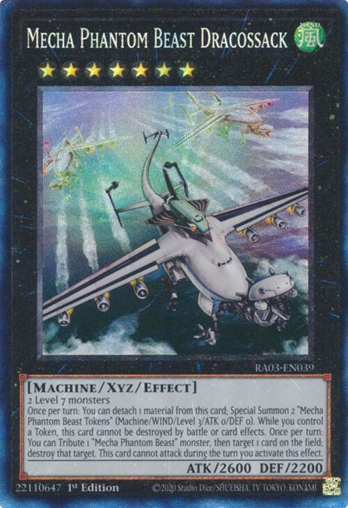 Mecha Phantom Beast Dracossack (CR) [RA03-EN039] Prismatic Collector's Rare | Jomio and Rueliete's Cards and Comics