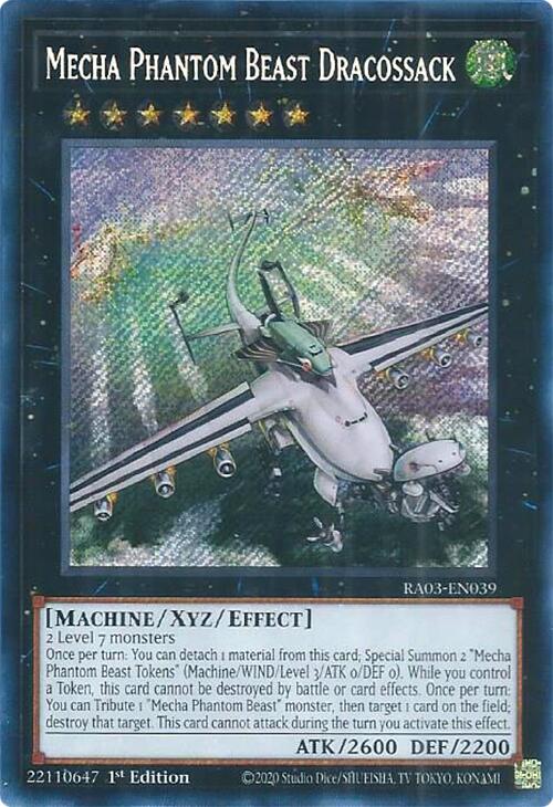 Mecha Phantom Beast Dracossack (Secret Rare) [RA03-EN039] Secret Rare | Jomio and Rueliete's Cards and Comics