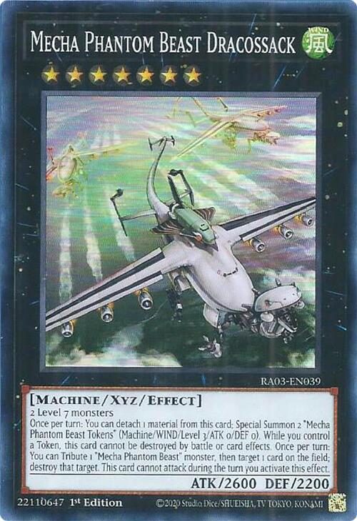 Mecha Phantom Beast Dracossack [RA03-EN039] Super Rare | Jomio and Rueliete's Cards and Comics