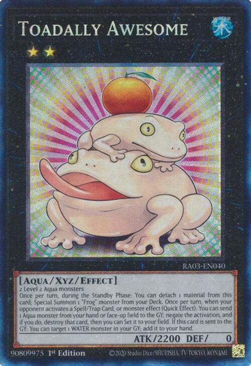 Toadally Awesome (CR) [RA03-EN040] Prismatic Collector's Rare | Jomio and Rueliete's Cards and Comics