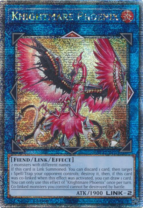 Knightmare Phoenix (Quarter Century Secret Rare) [RA03-EN042] Quarter Century Secret Rare | Jomio and Rueliete's Cards and Comics