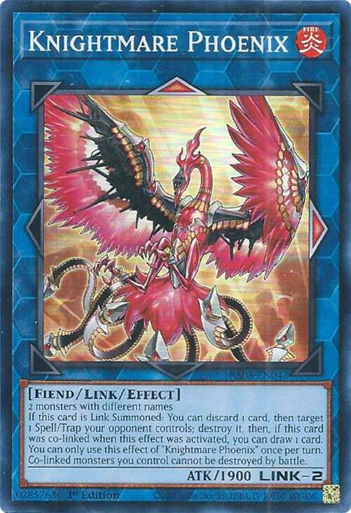 Knightmare Phoenix [RA03-EN042] Super Rare | Jomio and Rueliete's Cards and Comics