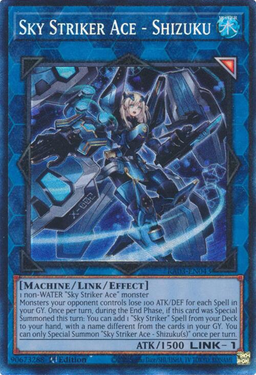 Sky Striker Ace - Shizuku (CR) [RA03-EN043] Prismatic Collector's Rare | Jomio and Rueliete's Cards and Comics