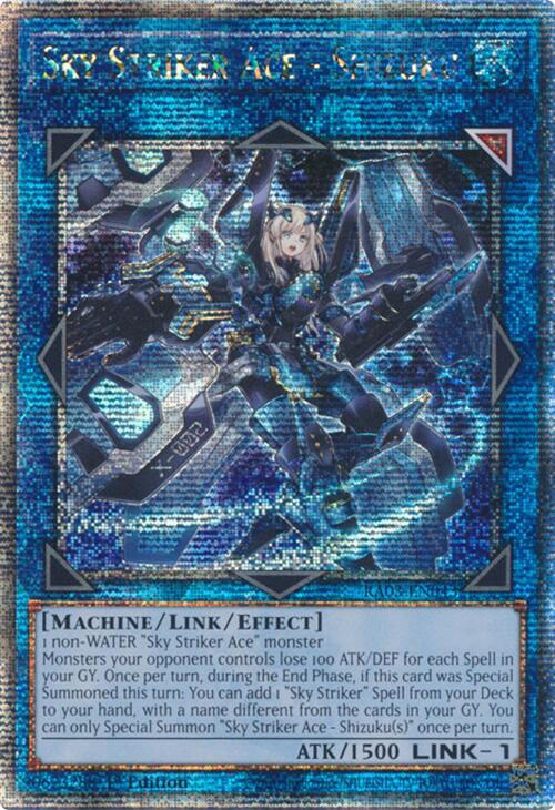 Sky Striker Ace - Shizuku (Quarter Century Secret Rare) [RA03-EN043] Quarter Century Secret Rare | Jomio and Rueliete's Cards and Comics