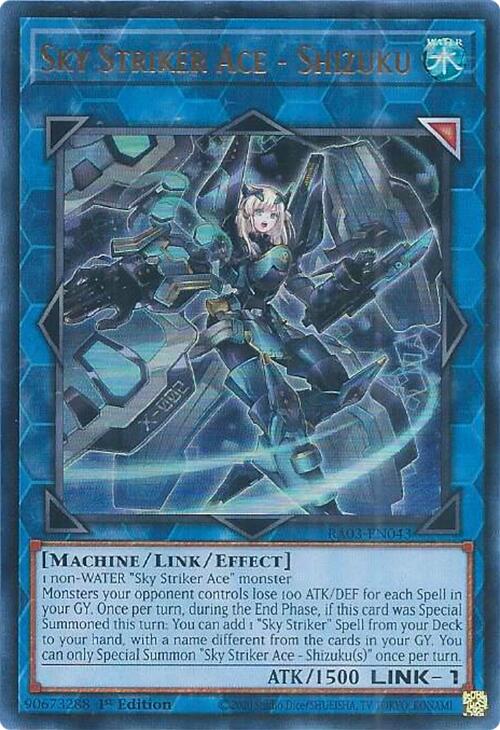 Sky Striker Ace - Shizuku (UR) [RA03-EN043] Ultra Rare | Jomio and Rueliete's Cards and Comics