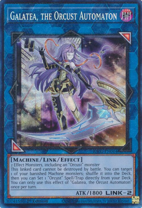 Galatea, the Orcust Automaton (CR) [RA03-EN044] Prismatic Collector's Rare | Jomio and Rueliete's Cards and Comics
