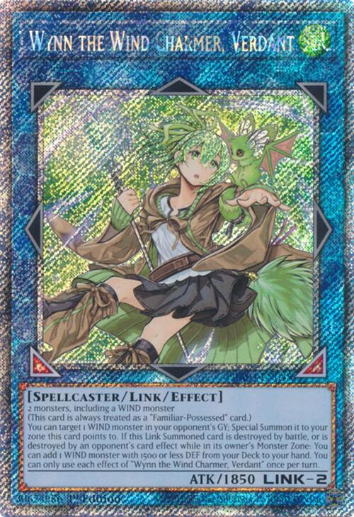 Wynn the Wind Charmer, Verdant (Platinum Secret Rare) [RA03-EN045] Platinum Secret Rare | Jomio and Rueliete's Cards and Comics