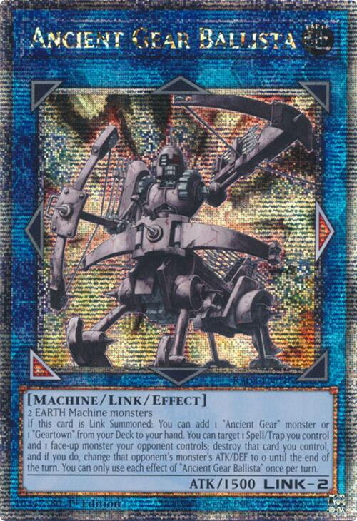 Ancient Gear Ballista (Quarter Century Secret Rare) [RA03-EN046] Quarter Century Secret Rare | Jomio and Rueliete's Cards and Comics