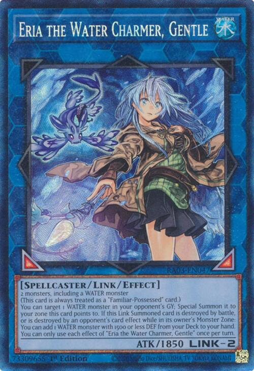 Eria the Water Charmer, Gentle (CR) [RA03-EN047] Prismatic Collector's Rare | Jomio and Rueliete's Cards and Comics