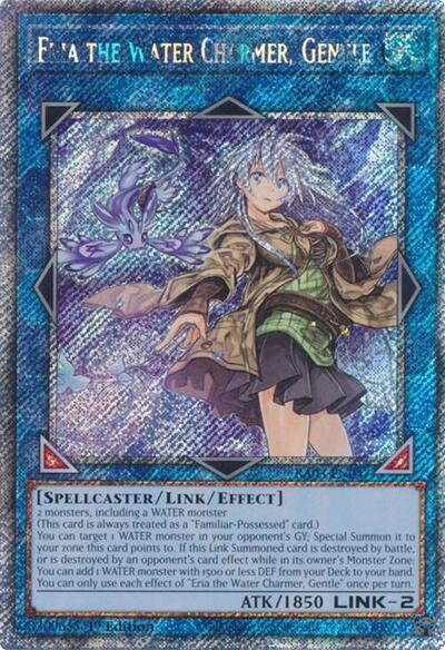Eria the Water Charmer, Gentle (Platinum Secret Rare) [RA03-EN047] Platinum Secret Rare | Jomio and Rueliete's Cards and Comics