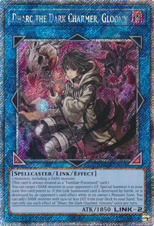 Dharc the Dark Charmer, Gloomy (Platinum Secret Rare) [RA03-EN048] Platinum Secret Rare | Jomio and Rueliete's Cards and Comics