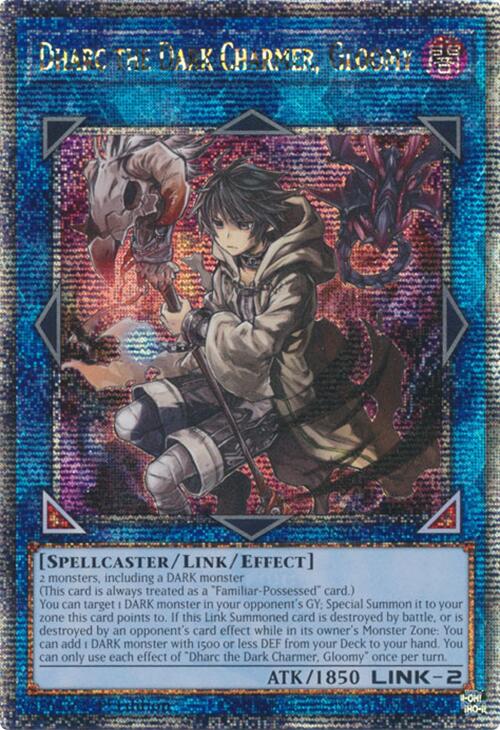 Dharc the Dark Charmer, Gloomy (Quarter Century Secret Rare) [RA03-EN048] Quarter Century Secret Rare | Jomio and Rueliete's Cards and Comics
