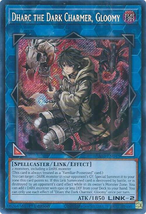 Dharc the Dark Charmer, Gloomy (Secret Rare) [RA03-EN048] Secret Rare | Jomio and Rueliete's Cards and Comics