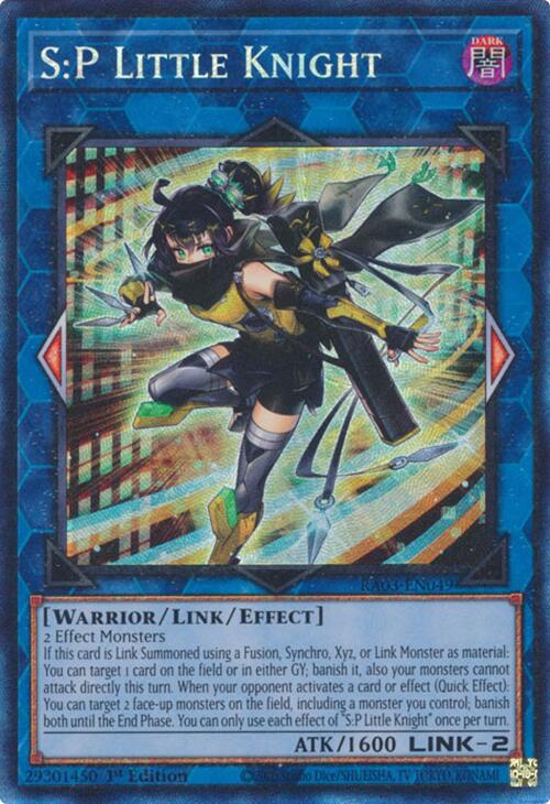 S:P Little Knight (CR) [RA03-EN049] Prismatic Collector's Rare | Jomio and Rueliete's Cards and Comics