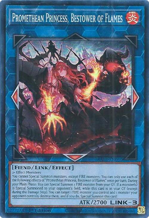 Promethean Princess, Bestower of Flames [RA03-EN050] Super Rare | Jomio and Rueliete's Cards and Comics