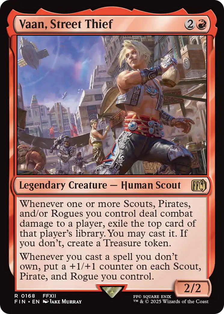 Vaan, Street Thief [FINAL FANTASY] | Jomio and Rueliete's Cards and Comics
