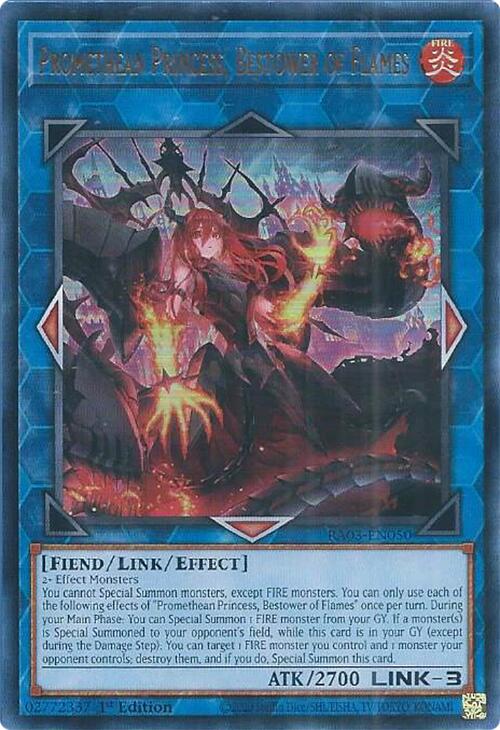 Promethean Princess, Bestower of Flames (UR) [RA03-EN050] Ultra Rare | Jomio and Rueliete's Cards and Comics