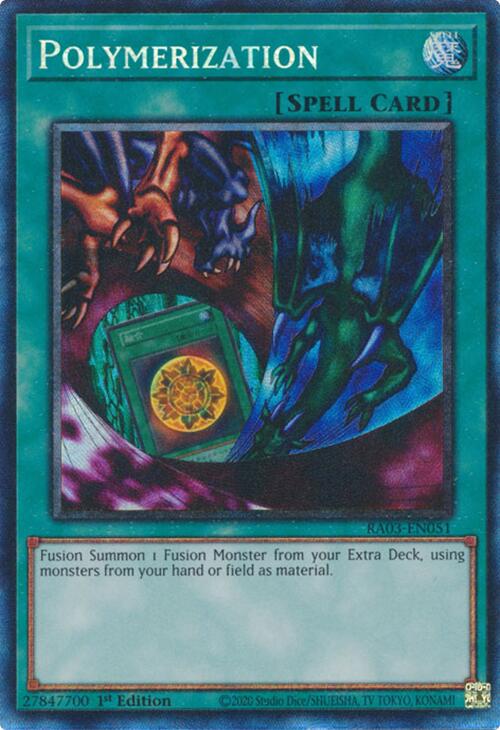 Polymerization (Alternate Art) (CR) [RA03-EN051] Prismatic Collector's Rare | Jomio and Rueliete's Cards and Comics