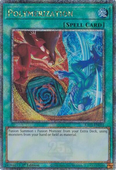 Polymerization (Quarter Century Secret Rare) [RA03-EN051] Quarter Century Secret Rare | Jomio and Rueliete's Cards and Comics