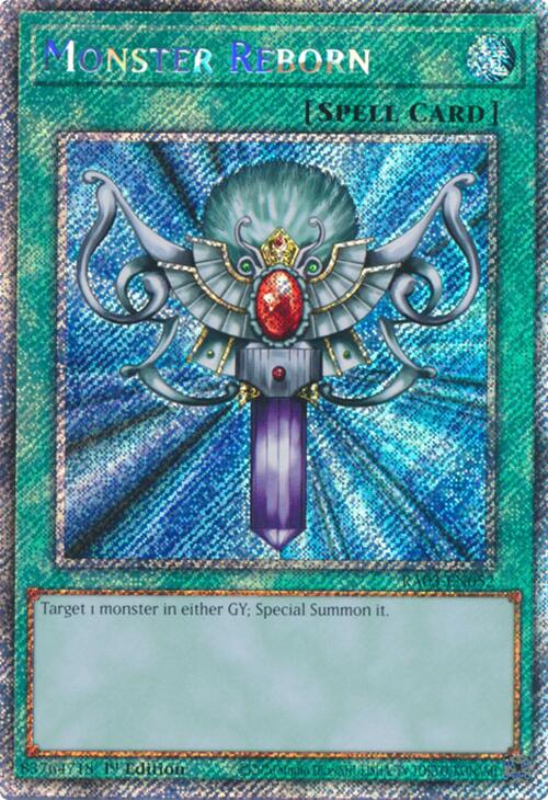 Monster Reborn (Platinum Secret Rare) [RA03-EN052] Platinum Secret Rare | Jomio and Rueliete's Cards and Comics