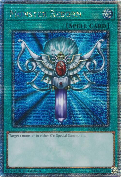 Monster Reborn (Quarter Century Secret Rare) [RA03-EN052] Quarter Century Secret Rare | Jomio and Rueliete's Cards and Comics