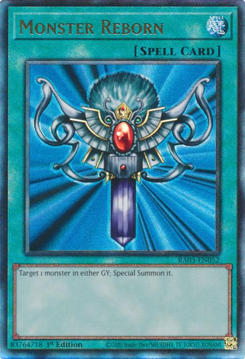 Monster Reborn (UTR) [RA03-EN052] Prismatic Ultimate Rare | Jomio and Rueliete's Cards and Comics