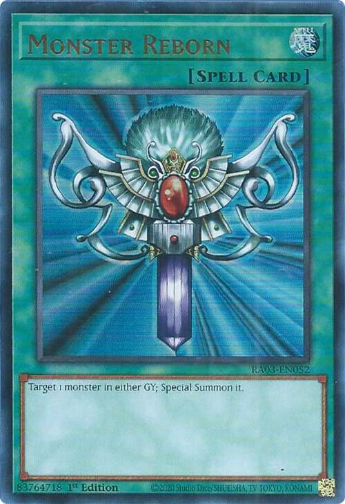 Monster Reborn (UR) [RA03-EN052] Ultra Rare | Jomio and Rueliete's Cards and Comics