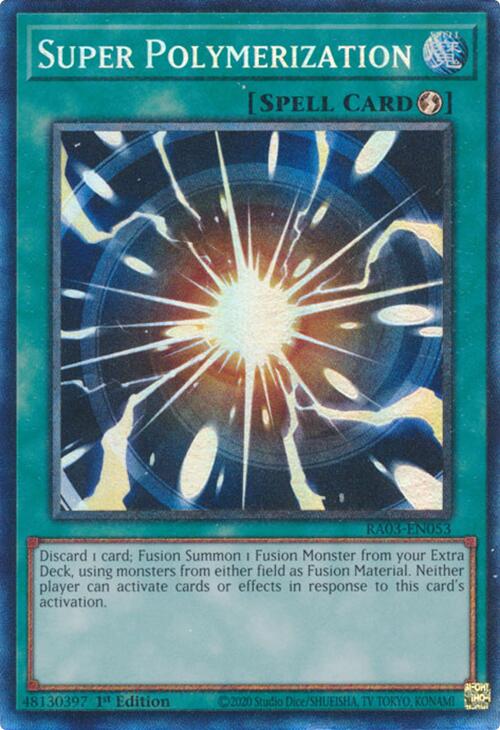 Super Polymerization (CR) [RA03-EN053] Prismatic Collector's Rare | Jomio and Rueliete's Cards and Comics