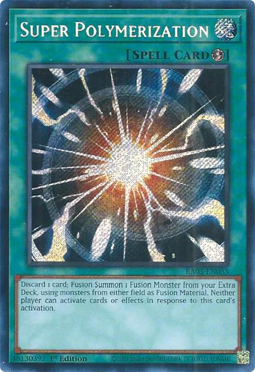 Super Polymerization (Secret Rare) [RA03-EN053] Secret Rare | Jomio and Rueliete's Cards and Comics