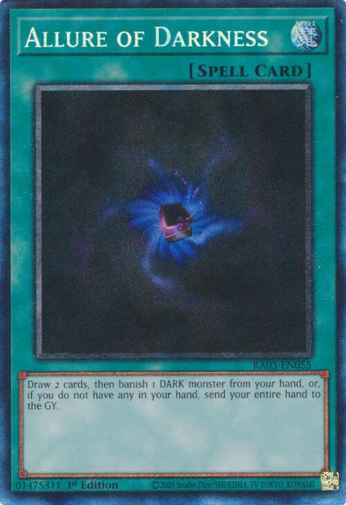 Allure of Darkness (CR) [RA03-EN055] Prismatic Collector's Rare | Jomio and Rueliete's Cards and Comics