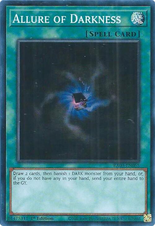 Allure of Darkness [RA03-EN055] Super Rare | Jomio and Rueliete's Cards and Comics