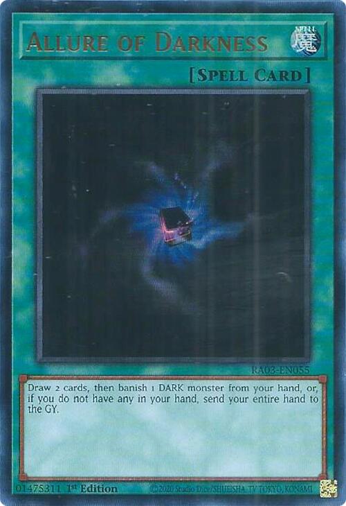 Allure of Darkness (UR) [RA03-EN055] Ultra Rare | Jomio and Rueliete's Cards and Comics